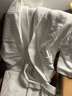 森彩高端酒店同款浴袍男士100%純棉長(cháng)款吸水速干浴衣浴袍女士四季通用 【白色】四季款100%純棉割絨浴袍 L（適合160斤以下，衣長(cháng)115cm) 曬單實(shí)拍圖