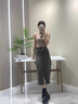 珂卡芙（KEKAFU）黑色靴子女2024新款春季加絨短靴女粗跟切爾西靴女百搭瘦瘦靴皮靴 黑色 加絨 跟高3CM 38 曬單實(shí)拍圖