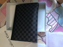 Calico Klare輕奢男士手拿包休閑商務(wù)多卡位男包父親節高端七夕禮物送男友錢(qián)包 黑色格紋【禮盒裝】 曬單實(shí)拍圖