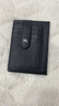 哥比亞保羅卡包男士薄款牛皮銀行卡套夾女式真皮隨身證件套多功能多卡位新款 黑色 7卡位 曬單實(shí)拍圖