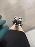達芙妮（DAPHNE）厚底板鞋女春秋女鞋2025新款韓版百搭休閑鞋女黑白熊貓學(xué)生運動(dòng)鞋 米黑色單里 37 曬單實(shí)拍圖