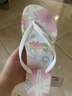 黑瑪【新品】人字拖女夏外穿夾趾涼拖洗澡防滑情侶沙灘夾腳拖鞋 透明 36 曬單實(shí)拍圖