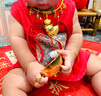 Giely黃金寶寶戒指嬰兒童滿(mǎn)月BB戒足金飾百日天宴周歲生日禮物送小孩子 1周歲寶寶戒指-金約1.95-2.05g 曬單實(shí)拍圖