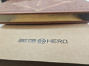 英雄（HERO）192頁(yè)護(hù)眼紙防洇墨A5復(fù)古歐式經(jīng)典花紋筆記本記事本商務(wù)本會(huì)議記錄本 2523-5咖色 曬單實(shí)拍圖