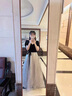 勤記生日禮服女款公主裙18嵗歲成人晚禮服輕奢小眾高端連衣裙 黑色長(zhǎng)款 L 曬單實(shí)拍圖