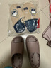 朦朦兔流氓兔漏水拖鞋男士夏季浴室洗澡防滑耐磨厚底不臭腳家居速干涼拖 淺咖 42-43 適合41-42腳穿 曬單實(shí)拍圖