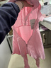 馬迪安（MrrDean）冰絲防曬衣女夏季新款韓版防曬服衫女士防紫外線透氣長袖短款外套 粉紅色 M 80-120斤 曬單實拍圖