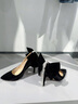Lily Wei【落蘇】配裙子御姐輕熟風(fēng)高跟鞋洛麗塔黑色小碼女鞋設計款 黑色【跟高10cm】 36 曬單實(shí)拍圖