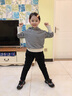 瀟瀟木魚子女童加絨加厚牛仔褲冬季新款男童加棉一條過冬褲兒童三層夾棉褲潮 墨黑款加厚加棉 陽離子蓄熱保暖 22碼(建議身高120cm) 曬單實(shí)拍圖