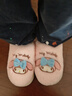 Hello Kitty女童棉拖鞋冬季兒童室內家居棉鞋小孩保暖親子238069美樂(lè )蒂39/40 曬單實(shí)拍圖