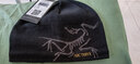 始祖鳥（ARC'TERYX）Bird Head Toque 男女通用混紡羊毛絨線帽毛線帽無邊帽保暖帽 黑金24K Black, 均碼（55-60cm頭圍） 曬單實拍圖