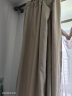 金蝉全遮光窗帘现代简约日式成品布客厅阳台卧室遮阳帘 奶茶色150*200 实拍图