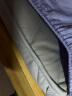 富安娜床垫子便携垫被 铺底加厚席梦思保护垫 宿舍租房床褥榻榻米软垫子 纯棉面料三维抑菌款 灰 约6cm 1.2米床 120*200cm 实拍图