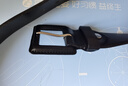 TOUCENGP皮帶男真皮包裹扣頭金屬接觸過(guò)敏純牛皮針扣腰帶男整張牛皮 黑色 115cm  推薦體重150-165斤 曬單實(shí)拍圖