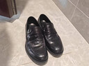 Walker Shop男鞋輕奢休閑皮鞋男士商務(wù)通勤鞋【頭層牛皮】軟皮透氣西裝正裝鞋 黑色套腳【瘦腳推薦】 37 皮鞋碼 曬單實(shí)拍圖