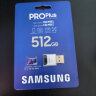 三星（SAMSUNG）512GB TF（MicroSD）存储卡PRO Plus 读速180MB/s写速130MB/s高速内存卡原装读卡器套装 实拍图