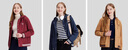 Hush Puppies【懶人系列】暇步士女裝冬新款美式休閑學(xué)院減齡加絨連帽外套 172酒紅 L 曬單實(shí)拍圖