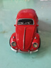 卡威復古甲殼蟲(chóng)合金車(chē)模玩具聲光開(kāi)門(mén)1:32金屬玩具車(chē)兒童回力小汽車(chē) 大眾甲殼蟲(chóng) 紅色 曬單實(shí)拍圖