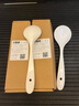 川島屋陶瓷湯勺家用湯匙長柄一人一勺粥勺吃飯調(diào)羹盛湯喝湯小勺子 陶瓷湯勺(奶白色) 曬單實拍圖