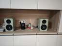 尊寶（JAMO）C705PA無線藍牙5.0音響HIFI高保真有源2.0聲道書架音箱家庭影院電視電腦桌面音響卡其磨砂綠 曬單實拍圖