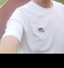 耐克（NIKE） t恤短袖男士2025夏季跑步訓練健身運動衫透氣休閑圓領半袖 純棉AR4999-100白紅刺繡小標 2XL 185/建議體重180-190斤 曬單實拍圖