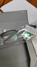 MUISE眼鏡框MSA001 TW01透明灰眉線全框鏡架免費(fèi)配鏡片凱米U6防藍(lán)光1.6 曬單實(shí)拍圖