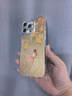 丁域適用蘋果16promax手機(jī)殼全包自帶鏡頭膜iPhone15pro防摔超薄帶掛繩女14時(shí)尚保護(hù)套高級(jí)感中國(guó)風(fēng)潮 羽紗鏡頭膜-銀色-桂花金魚（單殼無手鏈） iPhone16 pro 曬單實(shí)拍圖