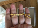 六福珠寶 足金小金魚如魚得水黃金手鏈女 計價B01G0004DS 約4.20克 曬單實拍圖