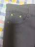 可奈欣中年婦女廣州新塘女式牛仔褲加絨加厚高腰女高腰加絨加厚牛仔褲女 煙灰色加絨【灰絨款】 28 (2尺1)100-108 曬單實(shí)拍圖