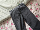 琛倪 九分牛仔褲男秋季薄款修身小腳網(wǎng)紅韓版潮流休閑男士彈力褲 帝9250【灰色】 31 曬單實(shí)拍圖