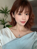 BOEAY冰心玉潔海藍(lán)寶吊墜純銀項鏈女2025新款輕奢小眾女友生日禮物女生 【免費刻字】冰心玉潔海藍(lán)寶 曬單實拍圖