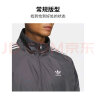 adidas情侣款运动立领夹克外套男女新款阿迪达斯官方三叶草 深灰 M 实拍图