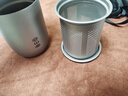 容山堂純鈦戶(hù)外旅行茶具套裝三件套便攜式快客杯茶水分離泡茶杯鈦杯整套 磨砂觀(guān)山泡茶壺+冰晶捧香杯*2 曬單實(shí)拍圖