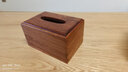 冠木匠 緬甸花梨木紅木紙巾盒客廳抽紙盒實(shí)木紙巾收納盒高檔精品素面紙抽盒榫卯餐巾紙盒 短款獨板（精品嘗鮮價(jià)限購1個(gè)） 曬單實(shí)拍圖