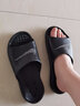 耐克（NIKE）NIKE耐克女鞋 緩震休閑訓練支撐透氣緩震休閑拖鞋 CZ7836-001 黑/白色 36.5 曬單實(shí)拍圖