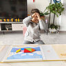 小木一（xiaomuyi）磁性七巧板拼圖兒童早教啟智磁力玩具3-7歲小學生一年級學習教具 30頁場景卡片+186種創(chuàng)意拼搭造型 曬單實拍圖