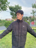 安踏（ANTA）四防科技三層速暖羽絨服男士冬季立領(lǐng)加厚保暖防潑水短款外套夾克 【logo款】基礎(chǔ)黑7902-3 L (男175) 曬單實拍圖
