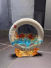 爵世皇庭年年有余魚(yú)擺件玄關(guān)辦公室客廳酒柜電視柜裝飾品搬家喬遷禮物 納福年年有余-橙色 曬單實(shí)拍圖