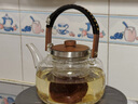 石茗堂 高檔煮茶壺?zé)莶鑼Ｓ秒娞諣t養(yǎng)生高端灰花茶壺煮茶器小型 時(shí)尚透明圓滿提梁玻璃壺 曬單實(shí)拍圖
