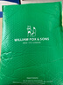 William fox&sons新復古回潮 男裝 定織高密度斜紋仿毛工藝面料雙褶復古休閑西褲男 黑色 L 曬單實拍圖