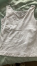 浪莎（LangSha）V領(lǐng)純.棉黑白色背心吊帶女士貼身大碼無痕修身夏季內(nèi)搭外穿打底衫 黑色【桃心領(lǐng) 精梳棉】 M 曬單實拍圖