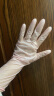 乌斯京（WOLSGIN）一次性手套防护丁腈加厚餐饮食品级紫色4.8克橡胶手套50只 S小码 实拍图