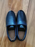 老人頭（laorentou）皮鞋男夏季真皮男鞋商務(wù)休閑鞋透氣中老年爸爸鞋軟底舒適皮鞋 四季款-黑色 36 曬單實(shí)拍圖