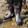 非常行（Jolly Walk）水鞋雨鞋男中筒雨靴钓鱼防水靴套鞋胶鞋筒靴 红黑 43  实拍图