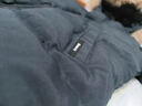 君羽（JUNYU）800蓬過(guò)膝長(cháng)款白鵝絨服秋冬極寒加厚防風(fēng)羽絨服外套094 黑色 M （推薦101-110斤） 曬單實(shí)拍圖