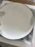 裕行 北欧盘子8英寸月光深盘2只装 家用陶瓷餐具盘子套装 墨羽系列 实拍图