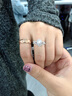 喜鉆鉑金鉆戒女50分/1克拉結(jié)婚鉆石戒指單鉆扭臂六爪雪花送女友禮物 鉑金50分FG色SI 曬單實(shí)拍圖