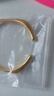 菜百首飾 黃金手鐲 足金古法馬蹄小眾高級感活圈手鐲 計價(jià) GF 黃金手鐲 約37.40g 曬單實(shí)拍圖