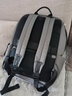 智納背包男休閑簡(jiǎn)約雙肩包潮流初高中大學(xué)生書(shū)包大容量15.6英寸電腦包 灰色 曬單實(shí)拍圖