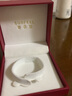賽菲爾黃金手鐲女款足金999.9唯愛拉絲金鐲子時(shí)尚手飾送生日禮物 約20.15克 60mm 曬單實(shí)拍圖